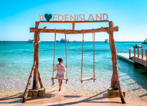 Eden Insel mit Mittagessen aus Hurghada