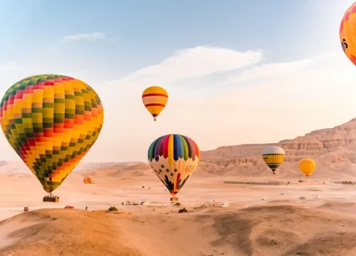 Luxor mit Heißluftballonfahrt aus Hurghada